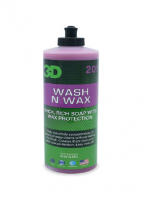 3D Wash N Wax Shampoo - Šampūnas su vašku