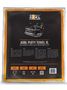 ADBL Puffy Towel XL 60×90 sausinimo šluostė 840GSM