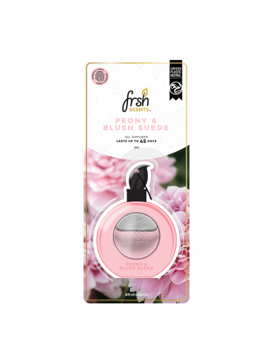 FRSH SCENTS pakabinamas kvapas PEONY & BLUSH SUEDE, 1vnt