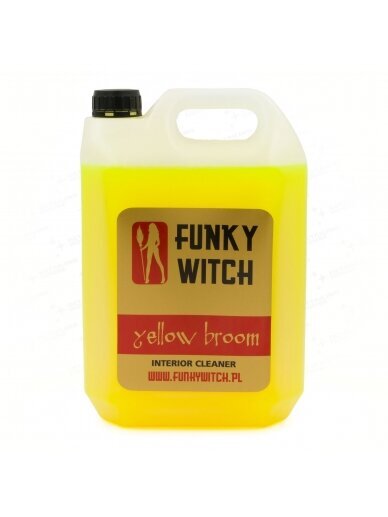 FUNKY WITCH Yellow Broom Interior Cleaner ( vidaus valymui) 1