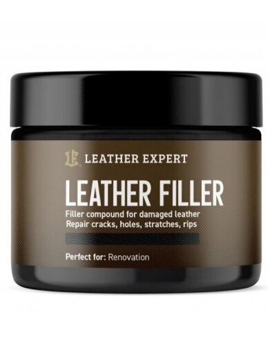 Leather Expert Leather Filler Black lankstus odos glaistas