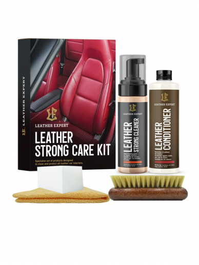 Leather Expert Leather Strong Care Kit odos priežiūros rinkinys