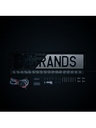 Strands NUUK E-LINE Numerio rėmelis su LED BAR