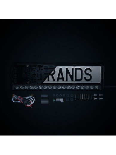 Strands NUUK E-LINE Numerio rėmelis su LED BAR 1