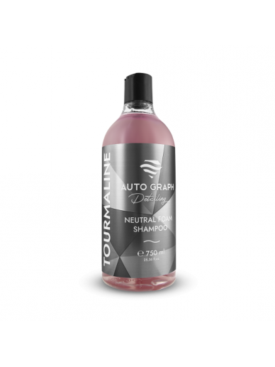 AUTO GRAPH Detailing TOURMALINE Neutral Foam Shampoo - Koncentruotas plovimo šampūnas neutralaus pH 750ml 1