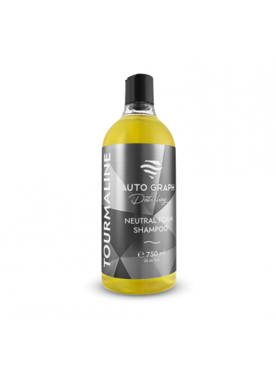 AUTO GRAPH Detailing TOURMALINE Neutral Foam Shampoo - Koncentruotas plovimo šampūnas neutralaus pH 750ml 4